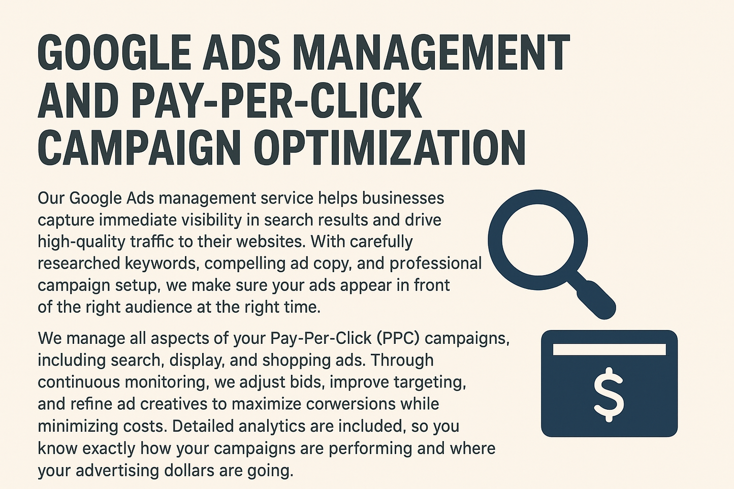 google Ads Management and Pay-Per-Click Campaign Optimization